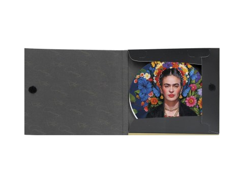 Podkładka ceramiczna, okrągła - Inspirowane malarstwem F. Kahlo (CARMANI)