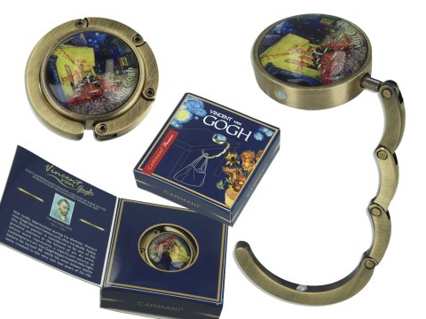 Wieszak na torebkę - Van Gogh, Taras kawiarni w nocy