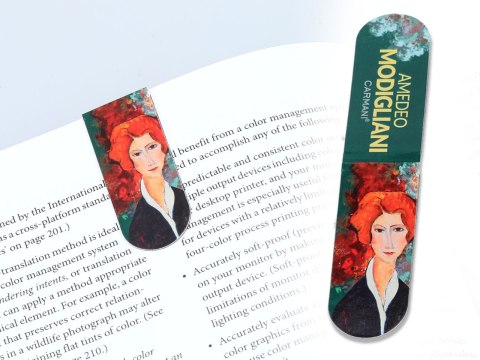 Zestaw 4 zakładek magnetycznych - A. Modigliani (CARMANI)