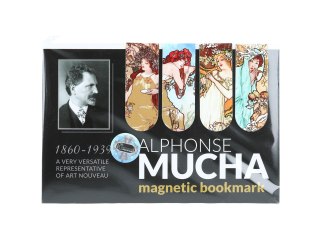 Zestaw 4 zakładek magnetycznych - A. Mucha, Cztery Pory Roku (CARMANI)