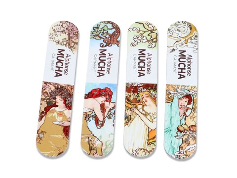 Zestaw 4 zakładek magnetycznych - A. Mucha, Cztery Pory Roku (CARMANI)