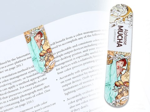 Zestaw 4 zakładek magnetycznych - A. Mucha, Cztery Pory Roku (CARMANI)