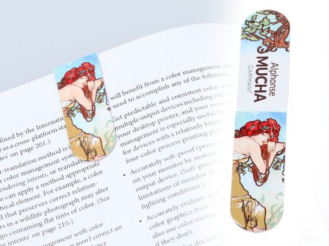 Zestaw 4 zakładek magnetycznych - A. Mucha, Cztery Pory Roku (CARMANI)