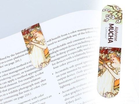 Zestaw 4 zakładek magnetycznych - A. Mucha, Cztery Pory Roku (CARMANI)