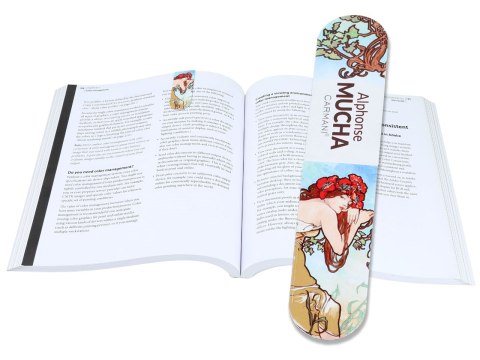 Zestaw 4 zakładek magnetycznych - A. Mucha, Cztery Pory Roku (CARMANI)