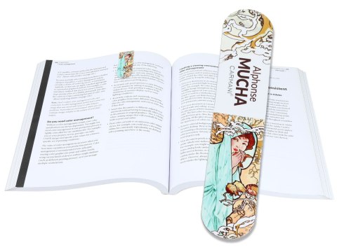 Zestaw 4 zakładek magnetycznych - A. Mucha, Cztery Pory Roku (CARMANI)