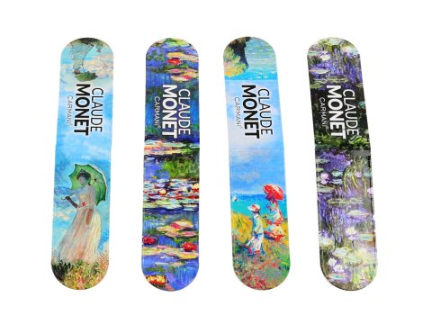 Zestaw 4 zakładek magnetycznych - C. Monet (CARMANI)