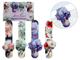 Zestaw 4 zakładek magnetycznych - L. Lozano (CARMANI)