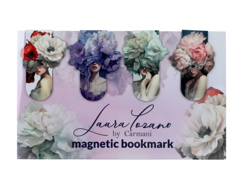 Zestaw 4 zakładek magnetycznych - L. Lozano (CARMANI)