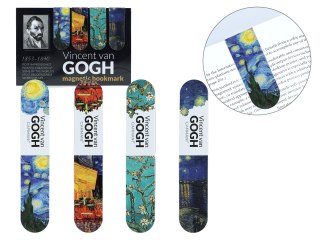 Zestaw 4 zakładek magnetycznych - V. van Gogh (CARMANI)