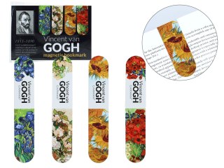 Zestaw 4 zakładek magnetycznych - V. van Gogh (CARMANI)