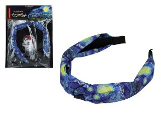 Opaska do włosów - V. van Gogh, Gwiaździsta Noc (CARMANI)