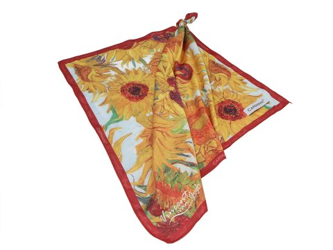 Apaszka - V. van Gogh, Słoneczniki (CARMANI)