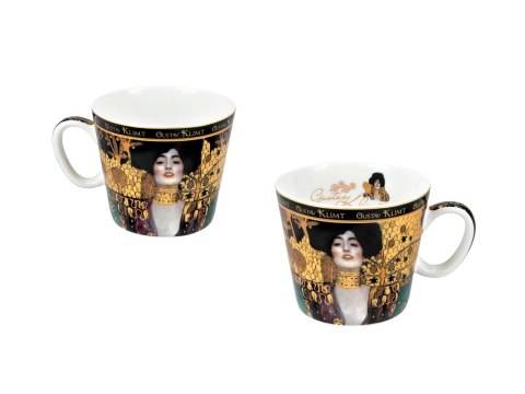 Filiżanka espresso - Klimt, Judyta - Porcelana w okrągłym pudełku