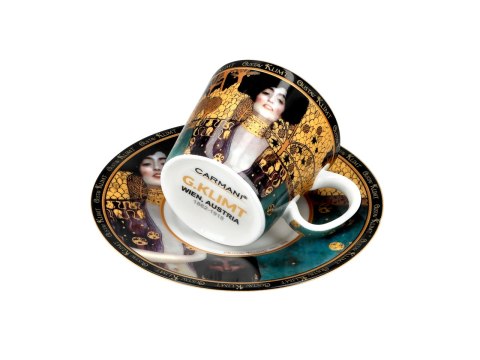Filiżanka espresso - Klimt, Judyta - Porcelana w okrągłym pudełku