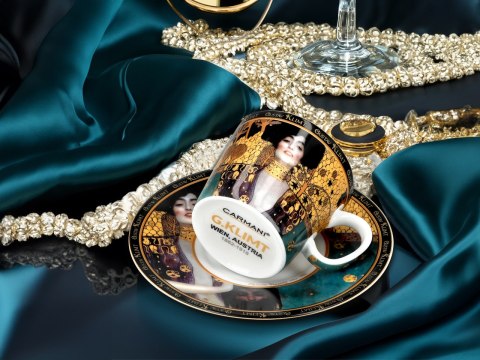 Filiżanka espresso - Klimt, Judyta - Porcelana w okrągłym pudełku