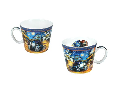 Filiżanka espresso - Van Gogh - Porcelana w okrągłym pudełku