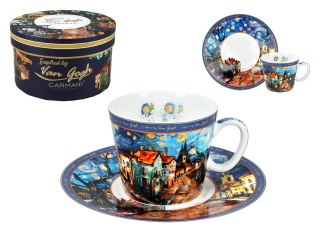 Filiżanka espresso - Van Gogh - Porcelana w okrągłym pudełku