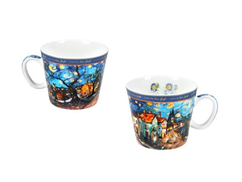 Filiżanka espresso - Van Gogh - Porcelana w okrągłym pudełku
