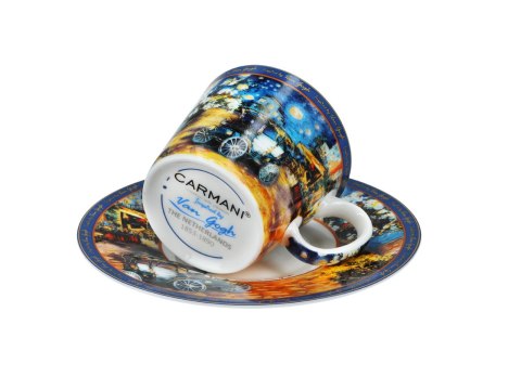 Filiżanka espresso - Van Gogh - Porcelana w okrągłym pudełku