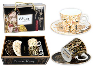 Komplet 2 filiżanek espresso premium - G. Klimt, Drzewo życia