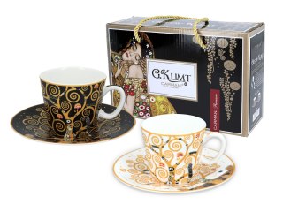 Komplet 2 filiżanek espresso premium - G. Klimt, Drzewo życia