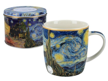 Kubek premium w puszce Van Gogh - Gwiaździsta Noc