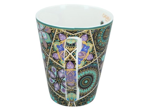 Kubek PREMIUM w kuferku MAROKAŃSKI STYL - porcelana