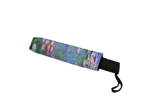 Parasol automat, składany - C. Monet, Lilie wodne (pod spodem) (CARMANI)