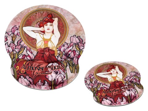 Podkładka pod myszkę z poduszką na nadgarstek - A. Mucha, Kamienie Szlachetne