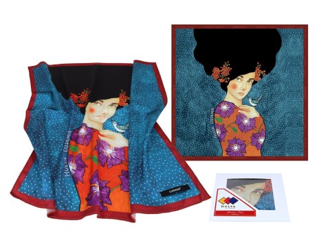 Apaszka Szal ze szlachetnej tkaniny - H. Ozdemir, All my love is all I've got (CARMANI)