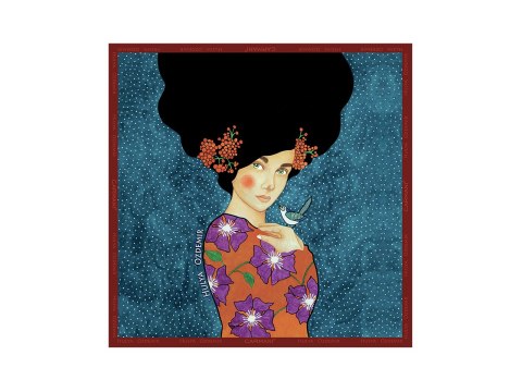 Apaszka Szal ze szlachetnej tkaniny - H. Ozdemir, All my love is all I've got (CARMANI)