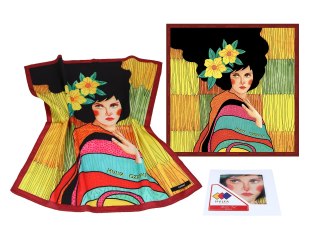 Apaszka Szal ze szlachetnej tkaniny - H. Ozdemir, Tell me something I donłt already know (CARMANI)