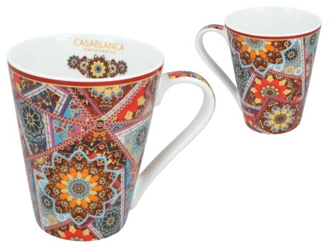 Kubek PREMIUM w kuferku MAROKAŃSKI STYL - porcelana