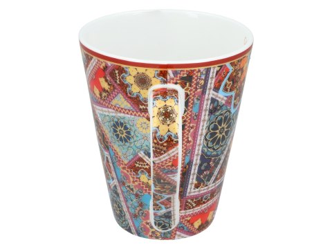 Kubek PREMIUM w kuferku MAROKAŃSKI STYL - porcelana