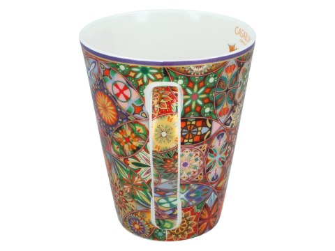 Kubek PREMIUM w kuferku MAROKAŃSKI STYL - porcelana