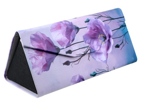 Etui na okulary, składane - Dekoracja kwiatowa (CARMANI)