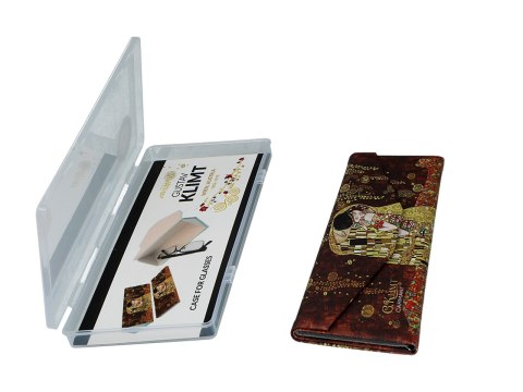 Etui na okulary, składane - G. Klimt, Pocałunek (CARMANI)