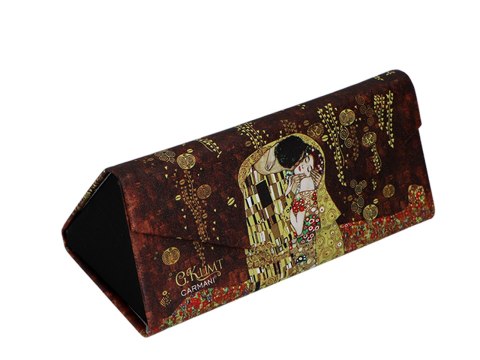 Etui na okulary, składane - G. Klimt, Pocałunek (CARMANI)