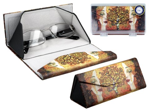 Etui na okulary, składane - G. Klimt, Złote łzy (CARMANI)