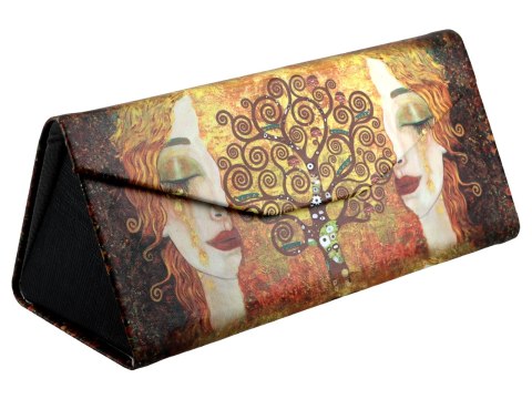 Etui na okulary, składane - G. Klimt, Złote łzy (CARMANI)