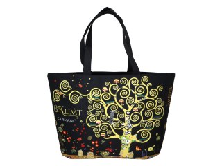 Torba na ramię elegancka, artystyczna - G. Klimt, Drzewo życia (CARMANI)