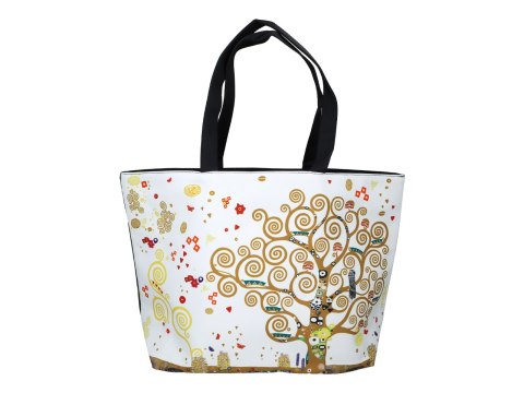 Torba na ramię elegancka, artystyczna - G. Klimt, Drzewo życia (CARMANI)