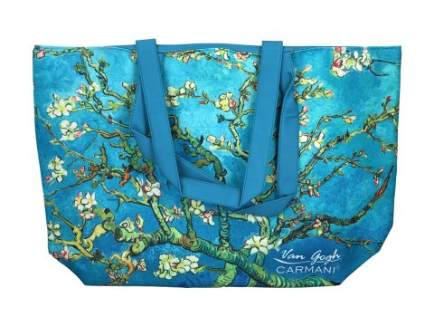 Torba na ramię elegancka, artystyczna - V. van Gogh, Kwitnący Migdałowiec (CARMANI)
