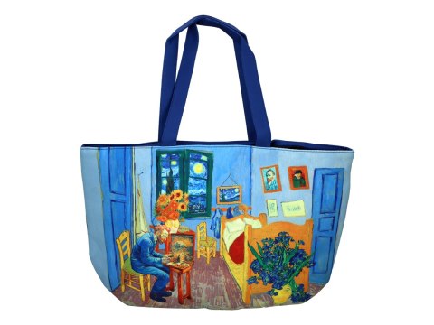 Torba na ramię elegancka, artystyczna - V. van Gogh, Pokój w Arles (CARMANI)