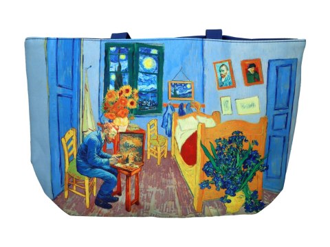 Torba na ramię elegancka, artystyczna - V. van Gogh, Pokój w Arles (CARMANI)