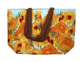 Torba na ramię elegancka, artystyczna - V. van Gogh, Słoneczniki (CARMANI)