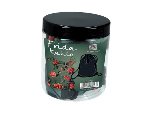 Worek na plecy z kieszenią w tubie - F. Kahlo (CARMANI)