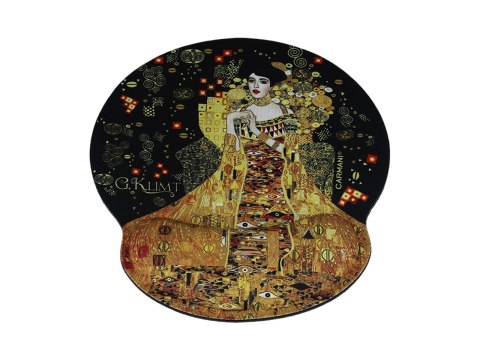 Podkładka pod myszkę z poduszką na nadgarstek - G. Klimt, Adela
