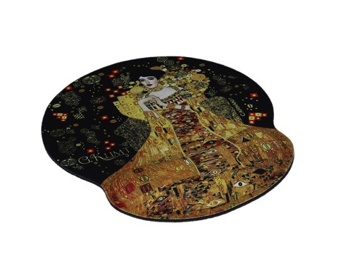 Podkładka pod myszkę z poduszką na nadgarstek - G. Klimt, Adela